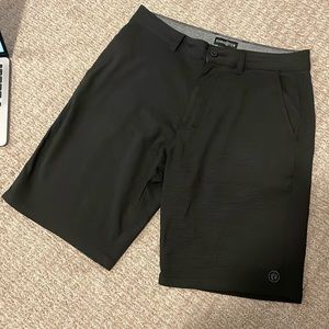 Hang Ten men’s black striped shorts